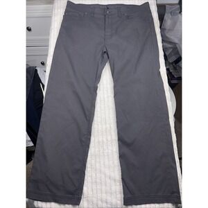 Prana Brion II‎ Pants Mens Size 38x30 Gray Slim Fit Performance Stretch Hiking